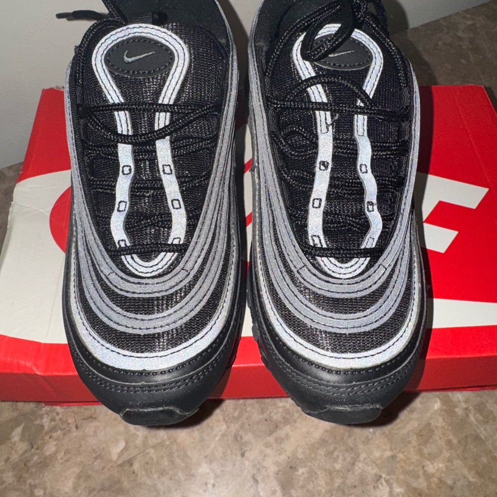 Nike Air Max 97 Black and Silver Shoes